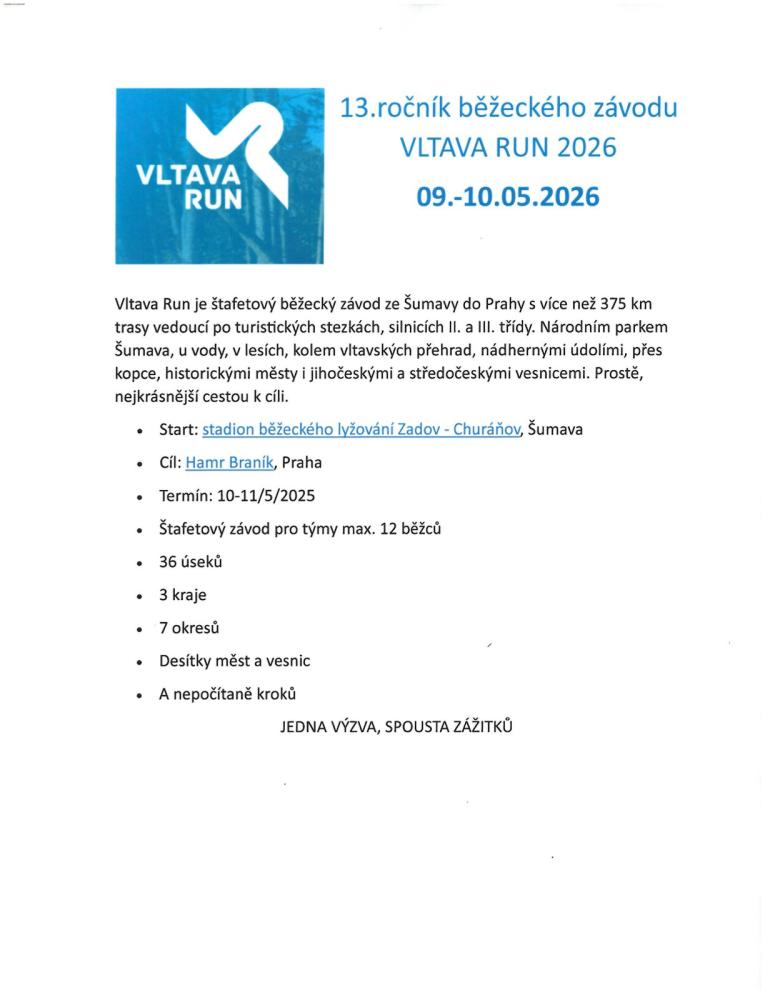 Vltava Run 2026